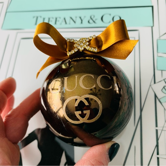 Gucci Parfums Mirrored Brinze Ornament Ball - Picture 6 of 9